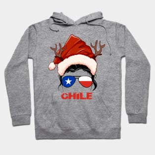 Chile girl, Chilean Christmas gift , Regalo Navidad Chile Hoodie